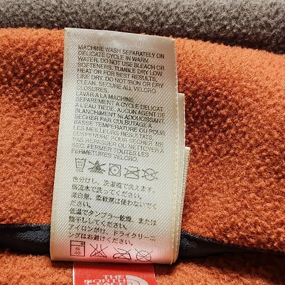 The North Face Jacket Mens XL Orange Brown Khumbu Fleece Gorpcore